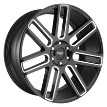 Load image into Gallery viewer, M096209077+30 - Niche M096 Elan 20X9 6X139.7  30mm Matte Black Milled - Niche Wheels Canada
