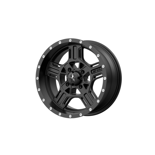 M32-08756 - MSA Offroad M32 Axe 18X7 4X156 0mm Satin Black - MSA Offroad Wheels Canada