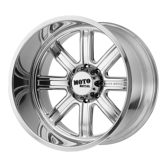 MO40220400L176N - Moto Metal MO402 20X14 BLANK -76 mm Polished - Moto Metal Wheels Canada