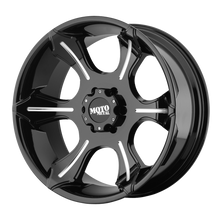 Load image into Gallery viewer, MO96529050312N - Moto Metal MO965 20X9 5X127 -12 mm Gloss Black With Milled Spokes - Moto Metal Wheels Canada