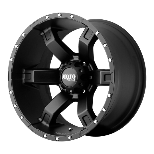 MO96722063724N - Moto Metal MO967 22X10 6X135 -24 mm Satin Black With Clearcoat - Moto Metal Wheels Canada