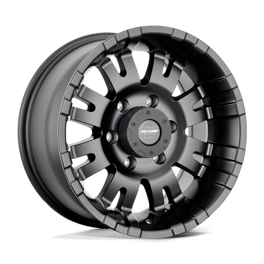 PXA5001-6883 - Pro Comp PA01 Raven 16X8 6X139.7 0mm Satin Black - Pro Comp Wheels Canada