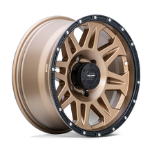 Charger l'image dans la galerie, PXA9605-7973 - Pro Comp PA5 Torq 17X9 5X127 -6mm Matte Bronze With Black Lip - Pro Comp Wheels Canada