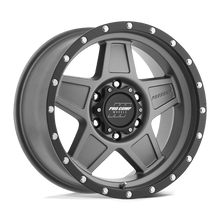 Load image into Gallery viewer, PXA2635-78583 - Pro Comp PA35 Predator 17X8.5 6X139.7 0mm Dark Gray With Black Lip - Pro Comp Wheels Canada