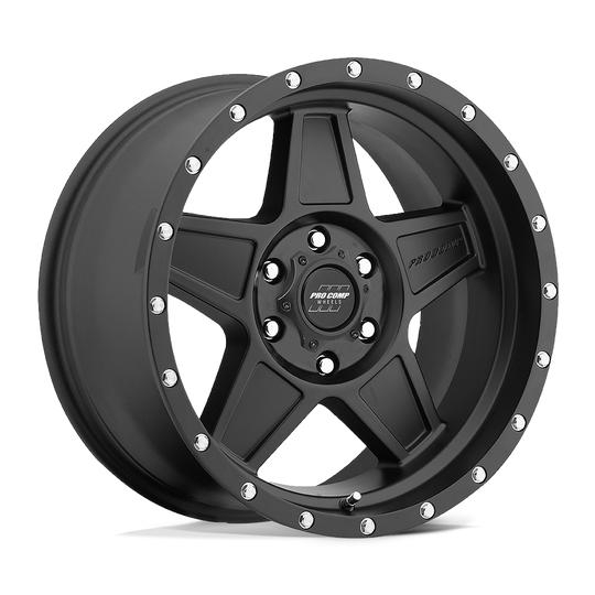 PXA5035-78583 - Pro Comp PA35 Predator 17X8.5 6X139.7 0mm Satin Black - Pro Comp Wheels Canada