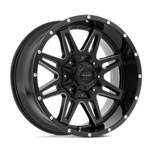 Load image into Gallery viewer, PXA8142-29582 - Pro Comp PA42 Blockade 20X9.5 8X165.1 -6mm Gloss Black Milled - Pro Comp Wheels Canada