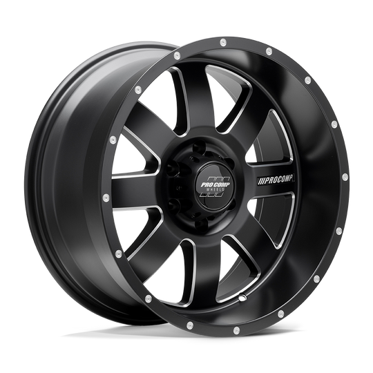 PXA5173-21073 - Pro Comp PA73 Trilogy 20X10 5X127 -18mm Satin Black Milled - Pro Comp Wheels Canada