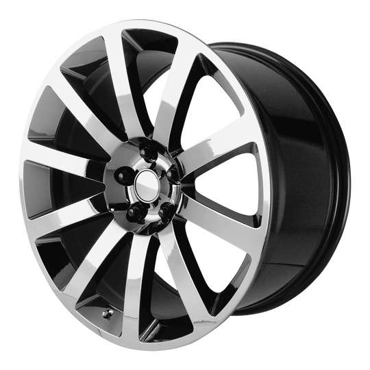 146BC-299026 - Performance Replicas PR146 20X9 5X115  26mm Black Chrome Pvd - Performance Replicas Wheels Canada