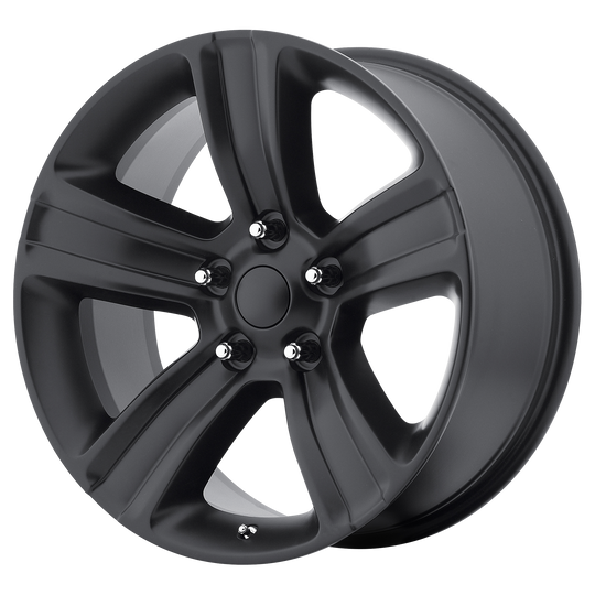 155SB-298518 - Performance Replicas PR155 20X9 5X139.7  18mm Satin Black - Performance Replicas Wheels Canada
