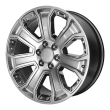 Load image into Gallery viewer, 162SC-2295824 - Performance Replicas PR162 22X9 6X139.7  24mm Silver With Chrome Accents - Performance Replicas Wheels Canada