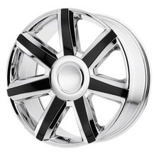 Load image into Gallery viewer, 164CG-229824 - Performance Replicas PR164 22X9 6X139.7  24mm Chrome With Black Accents - Performance Replicas Wheels Canada