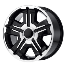 Load image into Gallery viewer, 173BM-885831 - Performance Replicas PR173 18X8 6X139.7  30mm Gloss Black Machined - Performance Replicas Wheels Canada