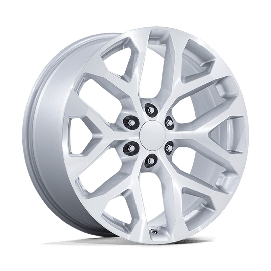 177SM-2295824 - Performance Replicas PR177 22X9 6X139.7  24mm Silver Machined - Performance Replicas Wheels Canada