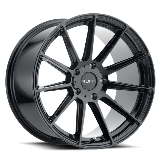 1810R2S405114B76 - Ruff RS2 18X10 5X114.3  40mm Gloss Black - Ruff Wheels Canada