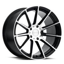 Load image into Gallery viewer, 1885R2S325112F66 - Ruff RS2 18X8.5 5X112  32mm Gloss Black W/ Machined Face - Ruff Wheels Canada