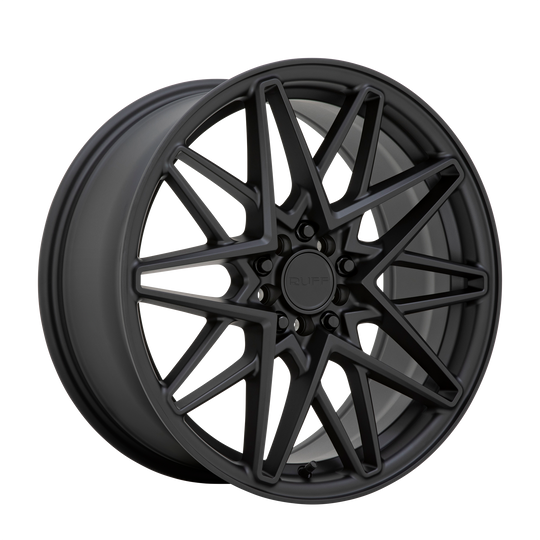1880RDC385D20M76 - Ruff Clutch 18X8 5X120 / 5X112 38mm Matte Black - Ruff Wheels Canada