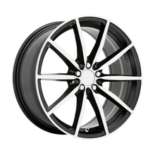 Load image into Gallery viewer, 1880RFB385D84F72 - Ruff Burnout 18X8 5X114.3 / 5X108 38mm Gloss Black W/ Machined Face - Ruff Wheels Canada