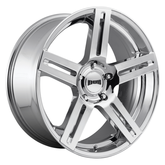 S2492295B4+25 - DUB S249 Roc 22X9.5 5X139.7  25mm Chrome Plated - DUB Wheels Canada