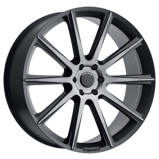 2295ZUS306135B87 - Status Zeus 22X9.5 6X135  30mm Carbon Graphite - Status Wheels Canada