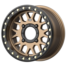 Load image into Gallery viewer, XS23556044638 - XD XS235 Grenade Beadlock 15X6 4X156  38mm Satin Bronze - XD Wheels Canada