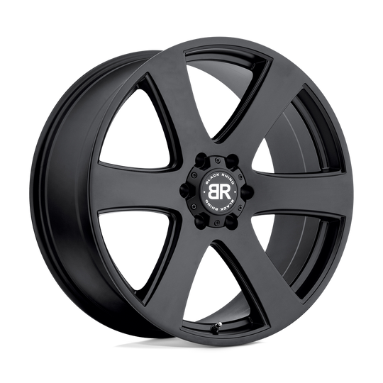 2085HAK306114M76 - Black Rhino Haka 20X8.5 6X114.3  30mm Matte Black - Black Rhino Wheels Canada