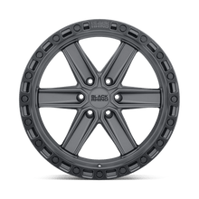 Load image into Gallery viewer, 1890HDS126140G12 - Black Rhino Henderson 18X9 6X139.7  12mm Gun Black W/ Black Ring - Black Rhino Wheels Canada