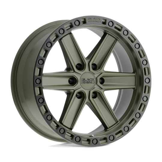 2095HDS006135N87 - Black Rhino Henderson 20X9.5 6X135  0mm Olive Drab Green W/ Black Ring - Black Rhino Wheels Canada