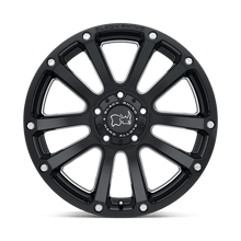 Charger l'image dans la galerie, 2095HLD005140M78 - Black Rhino Highland 20X9.5 5X139.7  0mm Matte Black W/ Milled Spokes - Black Rhino Wheels Canada