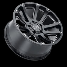Load image into Gallery viewer, 2095HLD005140M78 - Black Rhino Highland 20X9.5 5X139.7  0mm Matte Black W/ Milled Spokes - Black Rhino Wheels Canada