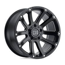 Charger l'image dans la galerie, 2095HLD005140M78 - Black Rhino Highland 20X9.5 5X139.7  0mm Matte Black W/ Milled Spokes - Black Rhino Wheels Canada