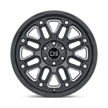Load image into Gallery viewer, 2095HSR025140B78 - Black Rhino Hollister 20X9.5 5X139.7  2mm Gloss Black W/ Milled Spokes - Black Rhino Wheels Canada