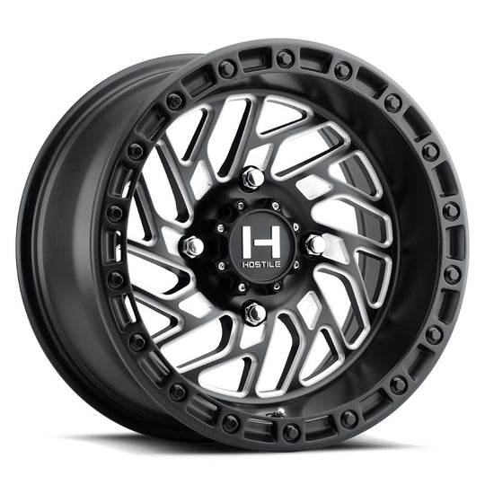 H116-1510413754M - Hostile UTV Jigsaw 15X10 4X137 0mm Blade Cut Wheel - Hostile UTV Wheels Canada