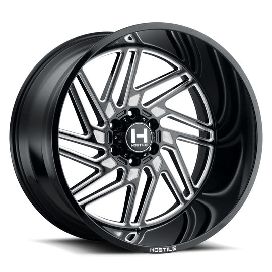 H116-2010816547B - Hostile Jigsaw 20X10 8X165.1 -19mm Blade Cut Wheel - Hostile Wheels Canada