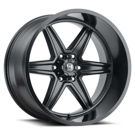 H117-2090655050BB - Hostile Venom 20X9 6X139.7 0mm Asphalt Wheel - Hostile Wheels Canada