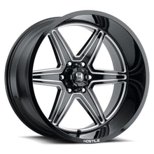 Load image into Gallery viewer, H117-2010613547B - Hostile Venom 20X10 6X135 -19mm Blade Cut Wheel - Hostile Wheels Canada