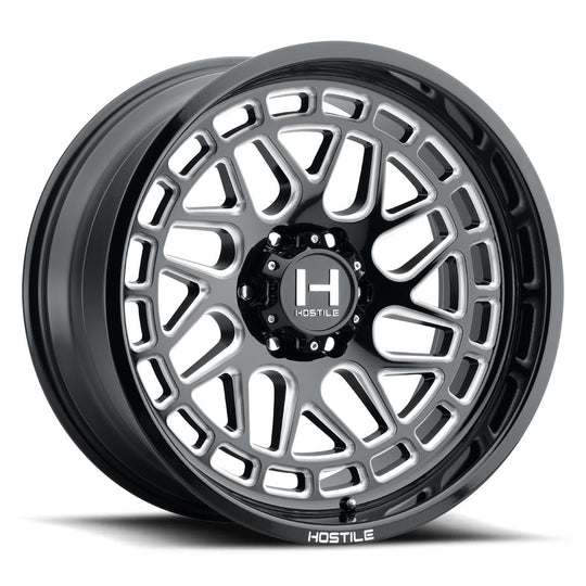 H122-2210816545B - Hostile Reaper 22X10 8X165.1 -25mm Blade Cut Wheel - Hostile Wheels Canada