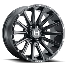 Load image into Gallery viewer, H123-2012818047BB - Hostile Typhoon 20X12 8X180 -44mm Asphalt Wheel - Hostile Wheels Canada