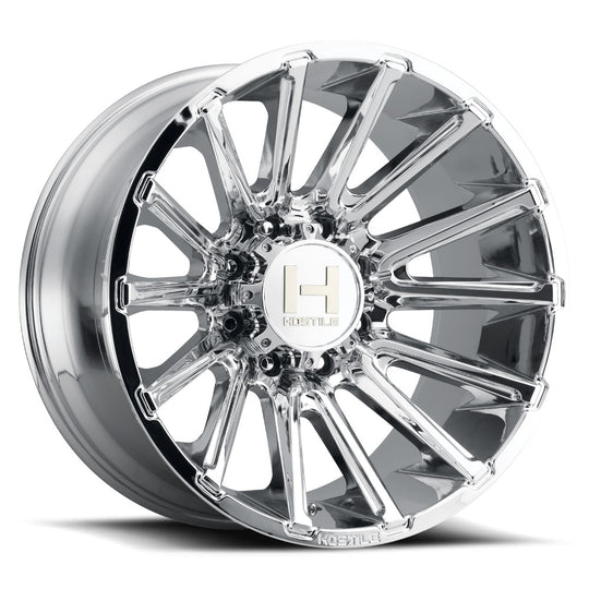 H123-2412817047C - Hostile Typhoon 24X12 8X170 -44mm Armor Plated Wheel - Hostile Wheels Canada