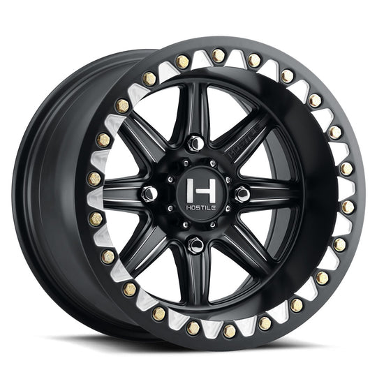 H309-1580415644A - Hostile UTV Alpha 15X8 4X156 0mm Asphalt Wheel - Hostile UTV Wheels Canada