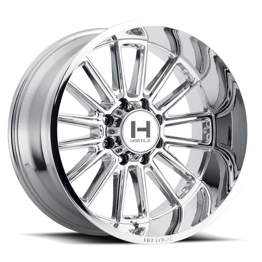 H115-2090818055C - Hostile Predator 20X9 8X180 12mm Armor Plated Wheel - Hostile Wheels Canada