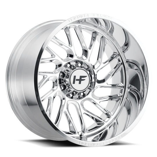HF02-2212816547PR - Hostile Forged Super Beast 22X12 8X165.1 -44mm Full polish Wheel - Hostile Forged Wheels Canada