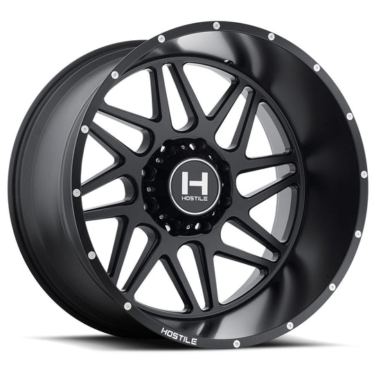 H401-22828210+123BB - Hostile Sprocket 22X8.25 8X210 123mm Asphalt Wheel - Hostile Wheels Canada