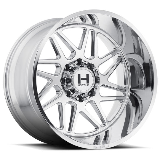 H108-2414816545C - Hostile Sprocket 24X14 8X165.1 -76mm Armor Plated Wheel - Hostile Wheels Canada
