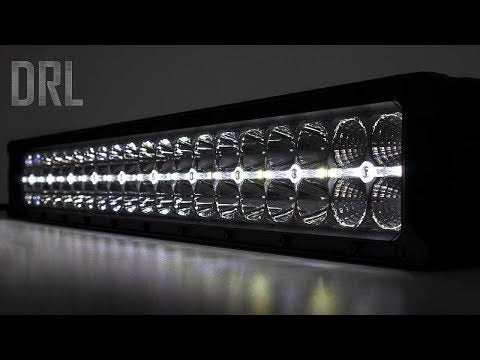 70803DRL Chrome Series LED Light Pair - 2 Inch - Flush Mount - White DRL Rough Country Canada