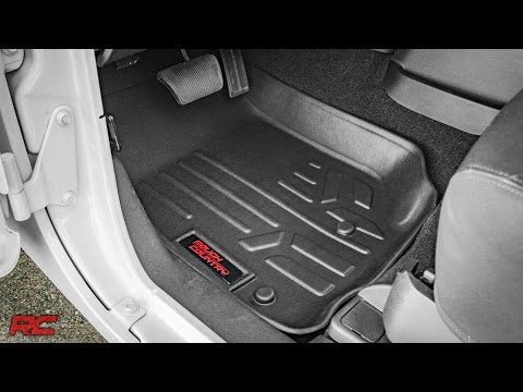 M-60200 Floor Mats - Front - Jeep Wrangler TJ (97-06) 4WD Rough Country Canada