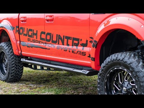 SRB01900 HD2 Running Boards - Crew Cab - Chevy/GMC 1500/2500HD (19-23) Rough Country Canada