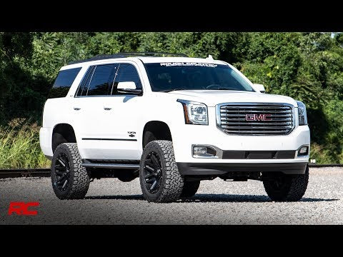 16230 6 Inch Lift Kit - Mag-ride Auto-Lev - Chevy/GMC SUV 1500 4WD (15-20) Rough Country Canada