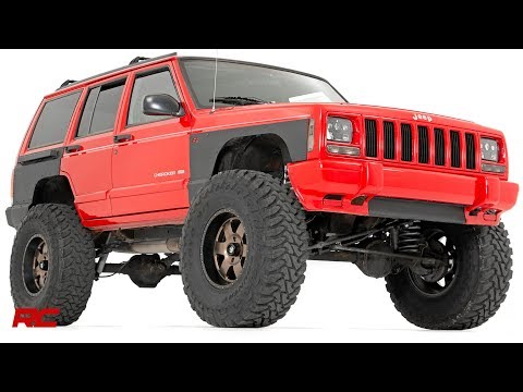 10578 Fender & Quarter Panel Armor - Rear - Combo - Jeep Cherokee XJ (84-96) Rough Country Canada