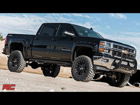 17450 7 Inch Lift Kit - Alum/Stamp Steel - Vertex - Chevy/GMC 1500 (14-18) Rough Country Canada