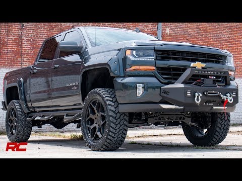 22851 7 Inch Lift Kit - Cast Steel - Vertex - Chevy/GMC 1500 (14-18) Rough Country Canada